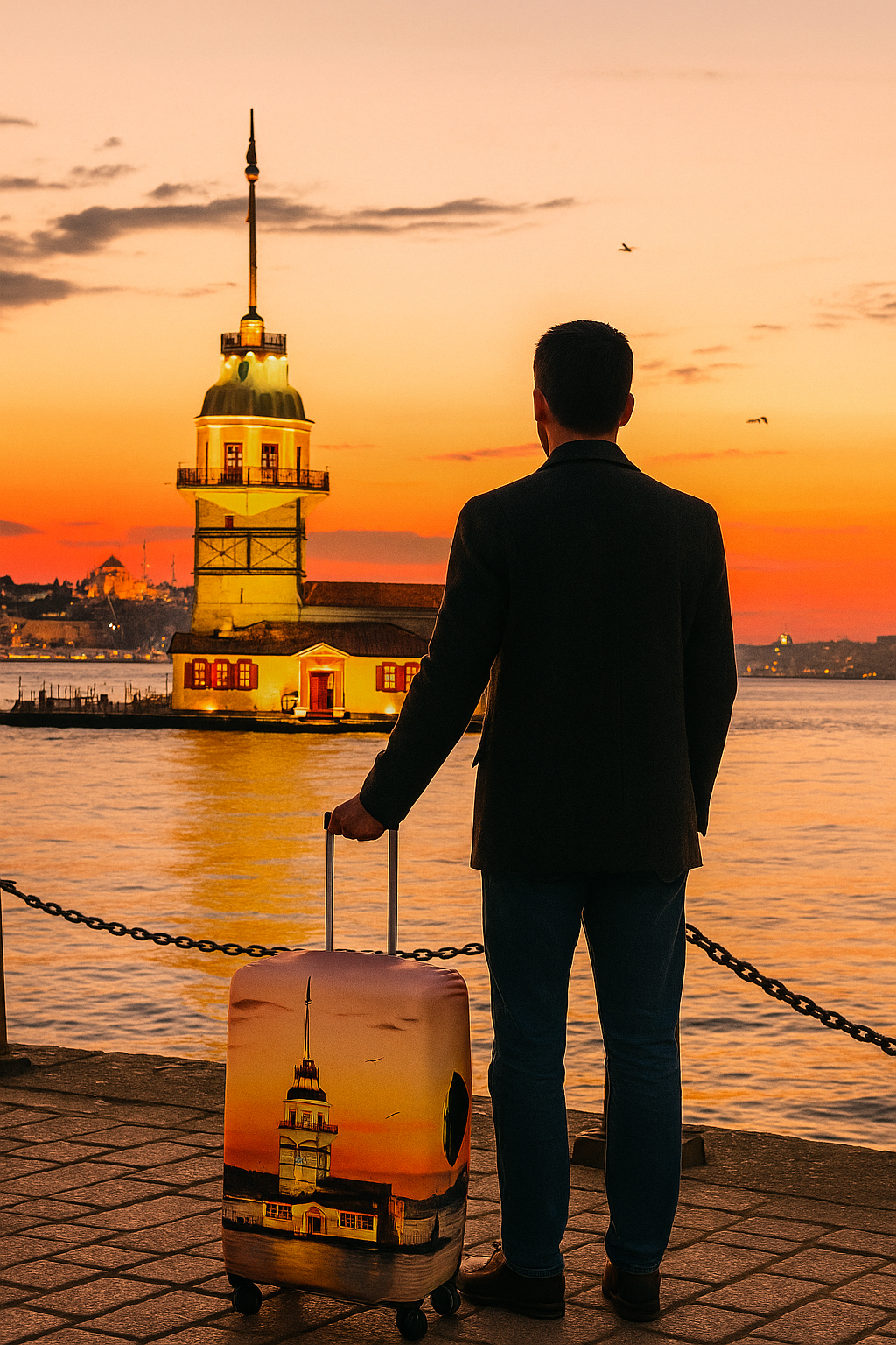 Valiz Kılıfı Bavul Koruyucu