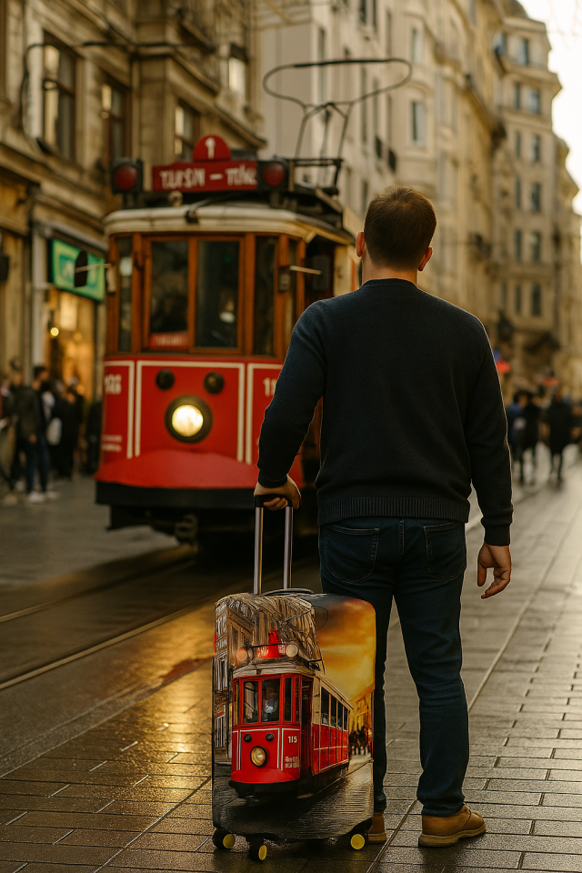 Valiz Kılıfı Bavul Koruyucu 3'lü Set (Taksim)