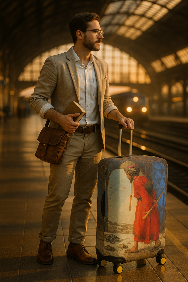 Valiz Kılıfı Bavul Koruyucu 3'lü Set (Kaplumbağ)