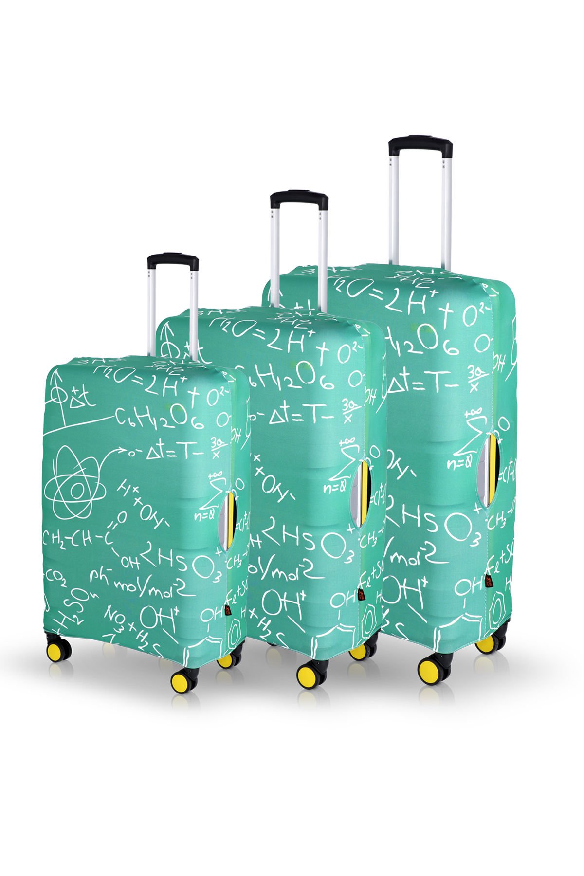 Valiz Kılıfı Bavul Koruyucu 3'lü Set (Math)