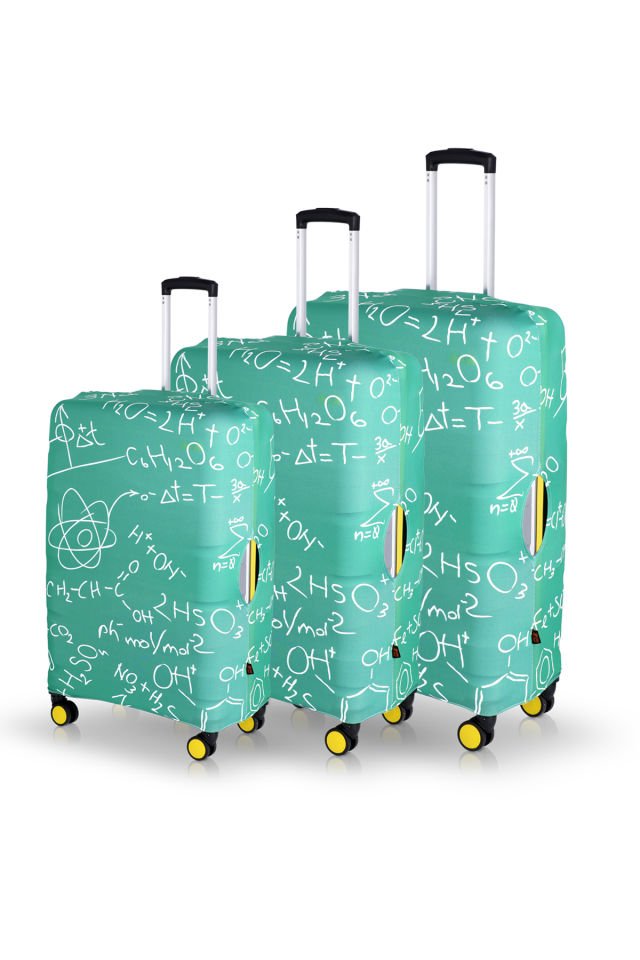 Valiz Kılıfı Bavul Koruyucu 3'lü Set (Math)