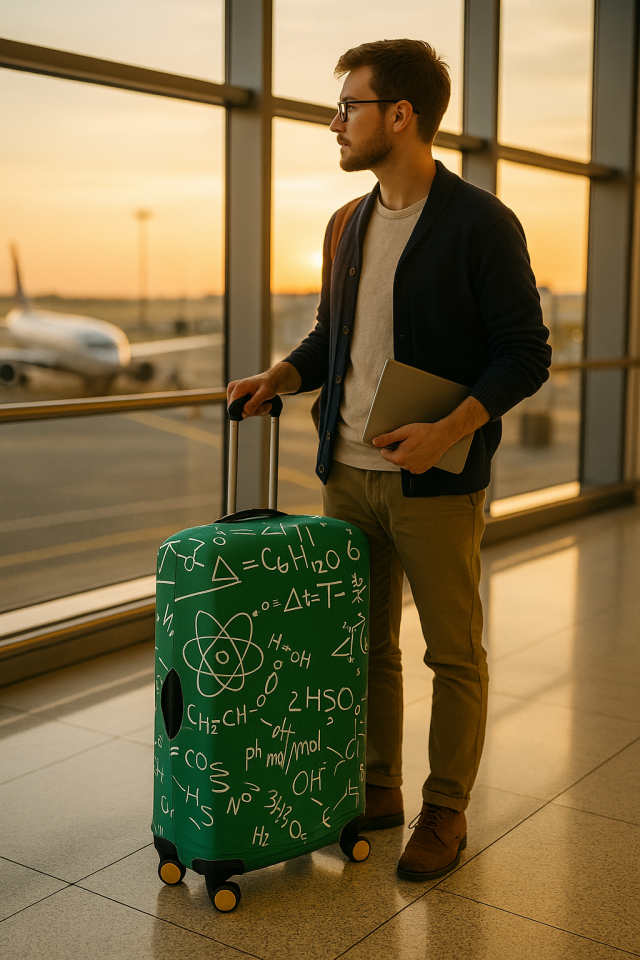 Valiz Kılıfı Bavul Koruyucu 3'lü Set (Math)