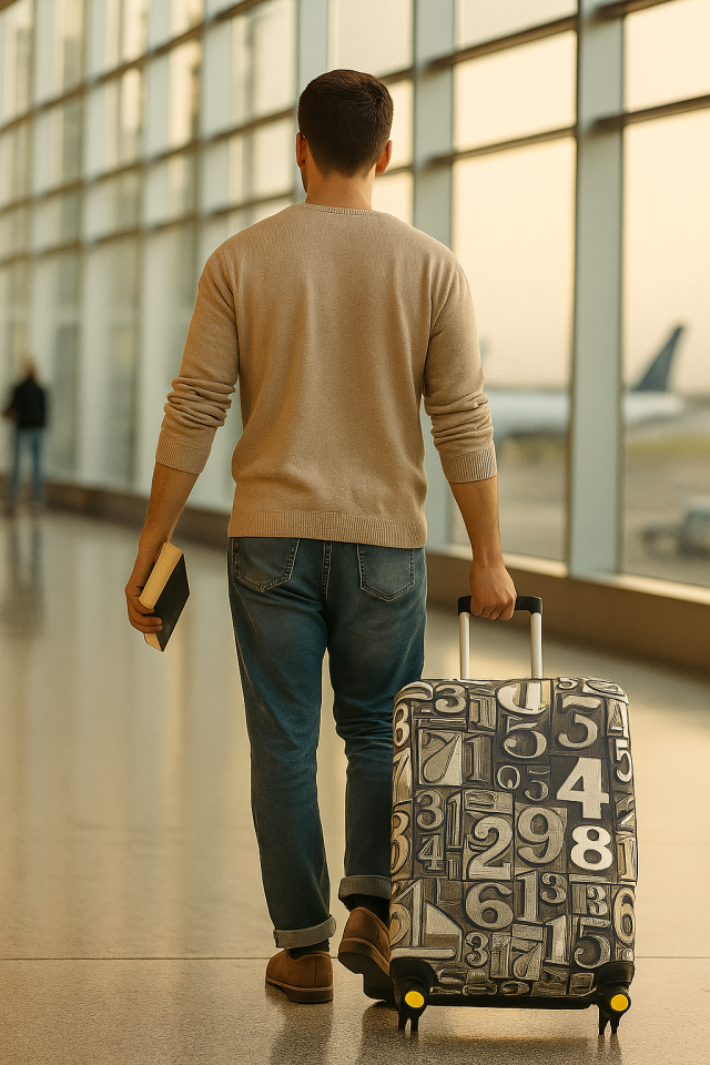 Valiz Kılıfı Bavul Koruyucu 3'lü Set (Sayılar)