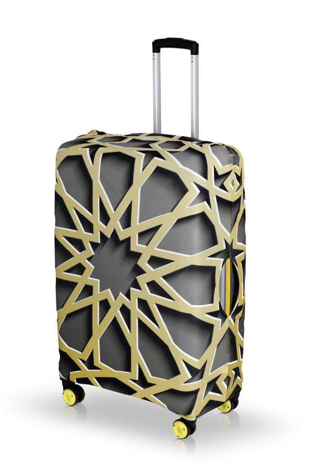 Valiz Kılıfı Bavul Koruyucu 3'lü Set (Desen)