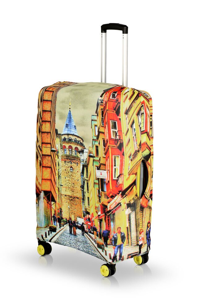 Valiz Kılıfı Bavul Koruyucu 3'lü Set (Galata)