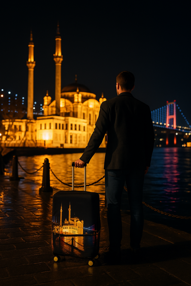 Valiz Kılıfı Bavul Koruyucu 3'lü Set (Ortaköy)