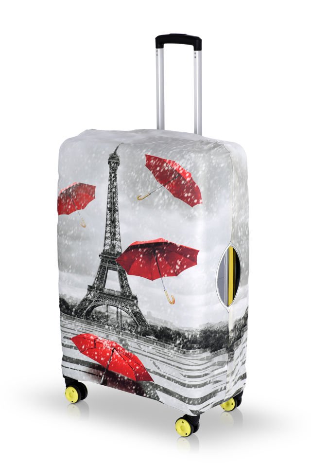 Valiz Kılıfı Bavul Koruyucu 3'lü Set (Paris)