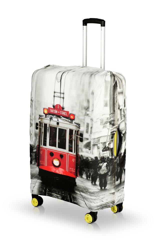 Valiz Kılıfı Bavul Koruyucu 3'lü Set (Taksim2)