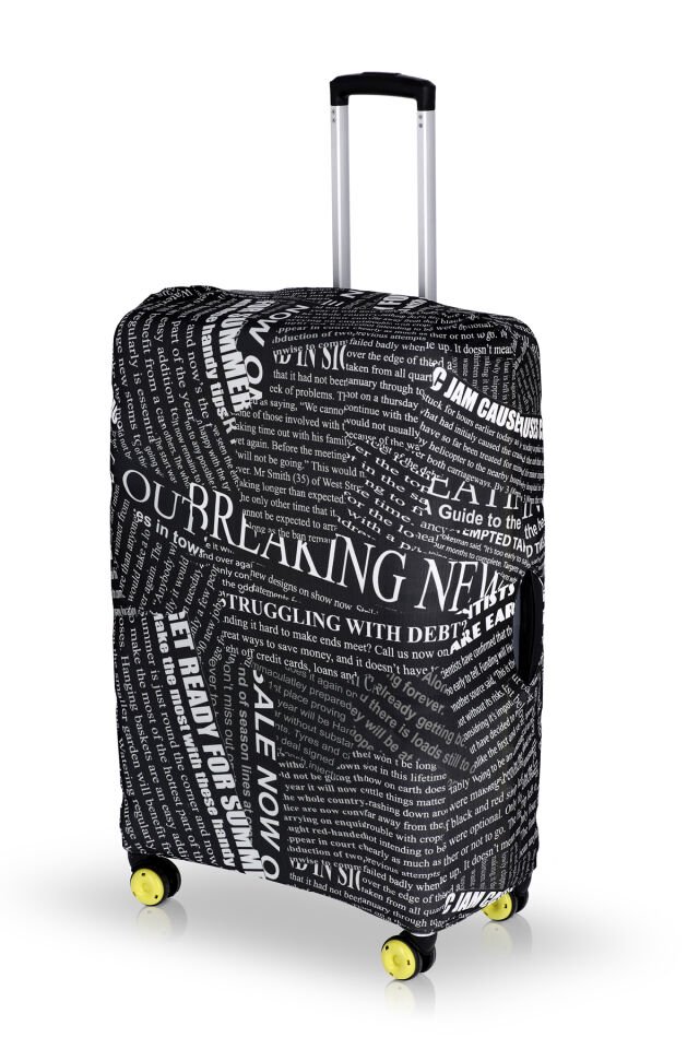 Valiz Kılıfı Bavul Koruyucu 3'lü Set (Text)