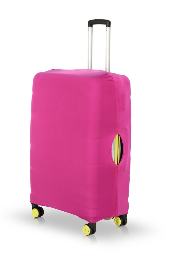 Valiz Kılıfı Bavul Koruyucu 3'lü Set (Pembe)
