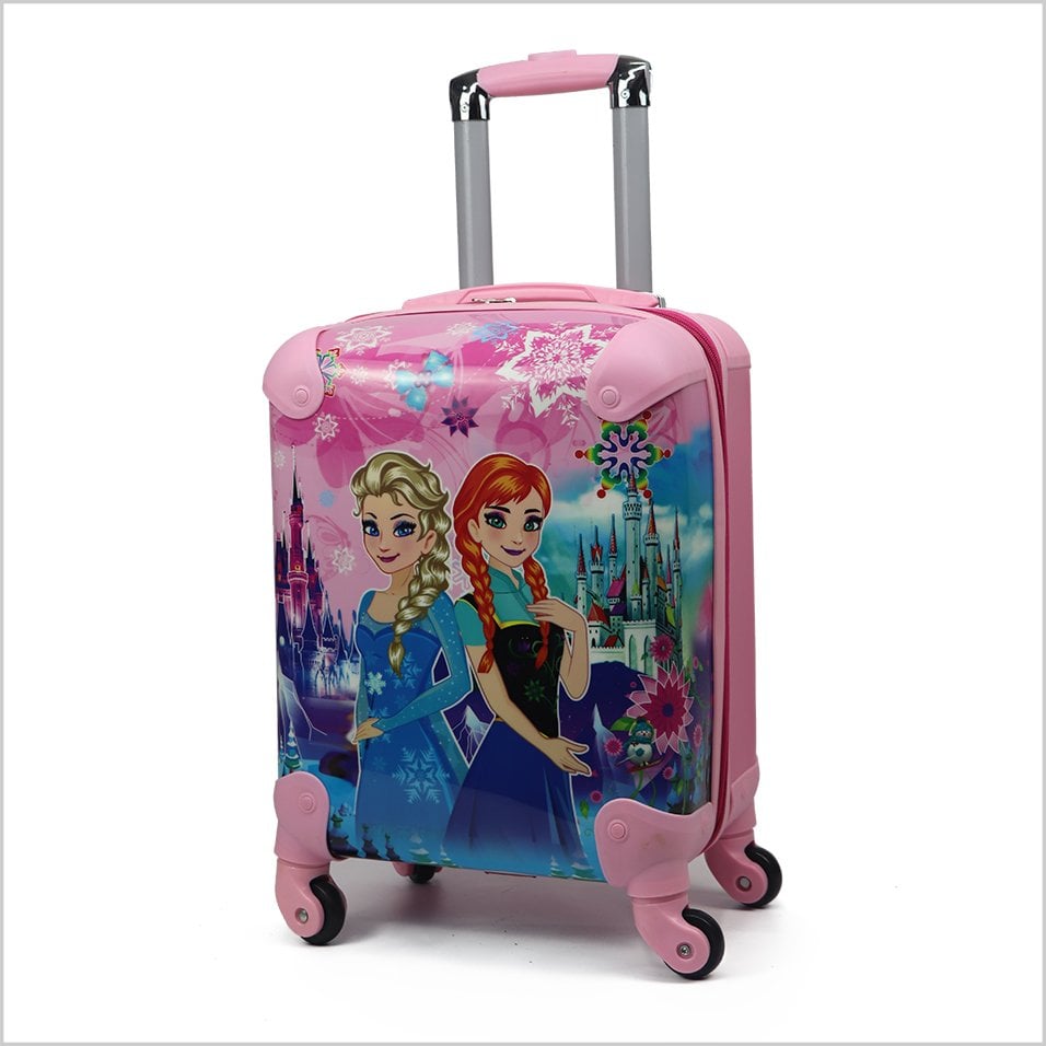 Redro Frozen Kız Çocuk Valizi Pembe